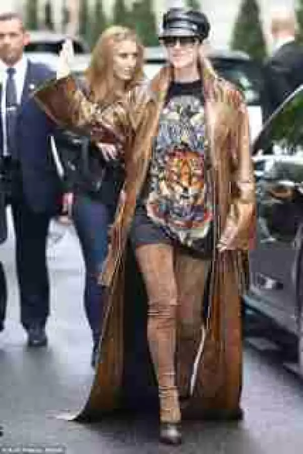 Celine Dion Steps Out In $10,000 Balmain Outfit (Photos)